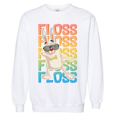 Flossing Easter Bunny Garment-Dyed Sweatshirt