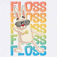 Flossing Easter Bunny Garment-Dyed Sweatshirt
