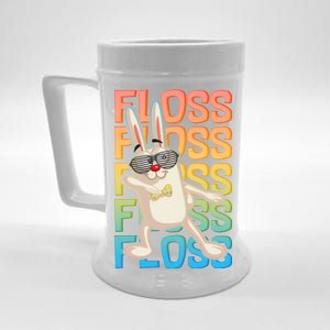 Flossing Easter Bunny Beer Stein