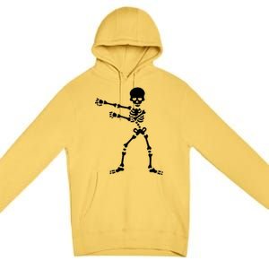 Flossing Skeleton  Premium Pullover Hoodie