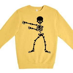 Flossing Skeleton  Premium Crewneck Sweatshirt