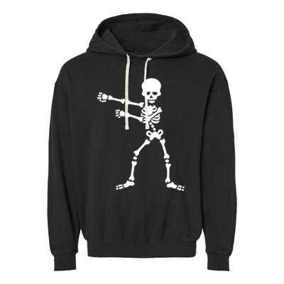 Flossing Skeleton  Garment-Dyed Fleece Hoodie
