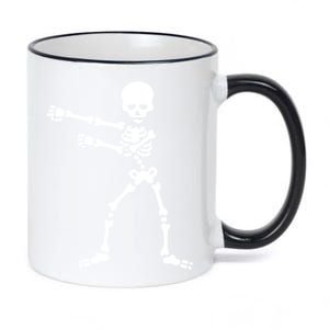 Flossing Skeleton  11oz Black Color Changing Mug