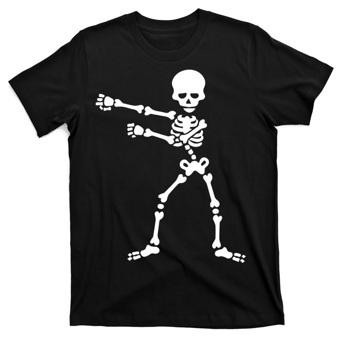 Flossing Skeleton  T-Shirt