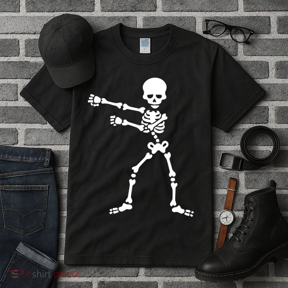 Flossing Skeleton  Tall T-Shirt