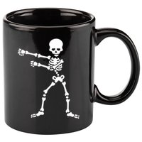 Flossing Skeleton  11oz C Handle Ceramic Mug
