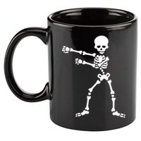 Flossing Skeleton  11oz C Handle Ceramic Mug