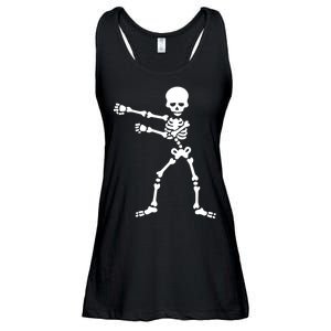 Flossing Skeleton  Ladies Essential Flowy Tank