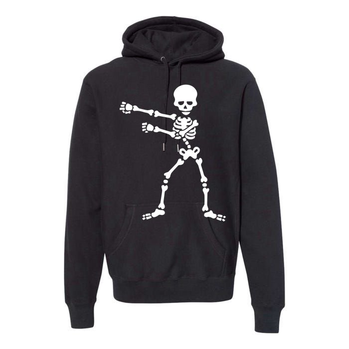 Flossing Skeleton  Premium Hoodie