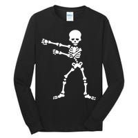 Flossing Skeleton  Tall Long Sleeve T-Shirt