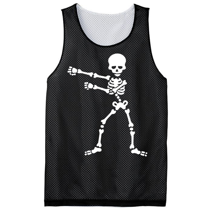 Flossing Skeleton  Mesh Reversible Basketball Jersey Tank