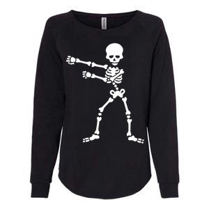 Flossing Skeleton  Womens California Wash Sweatshirt