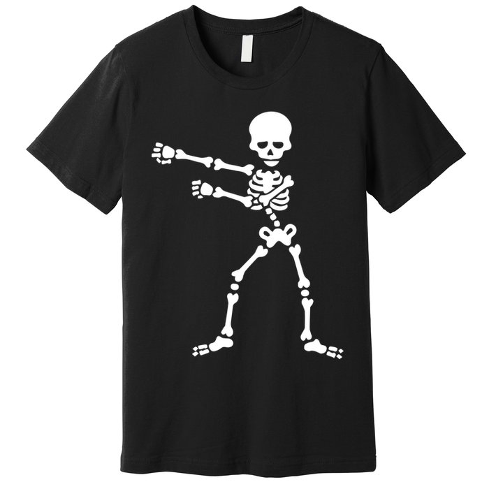Flossing Skeleton  Premium T-Shirt