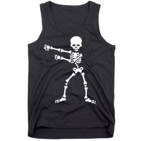 Flossing Skeleton  Tank Top