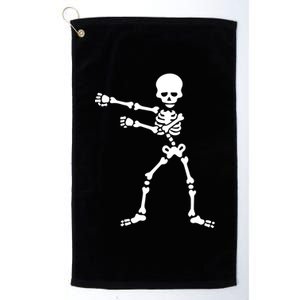 Flossing Skeleton  Platinum Collection Golf Towel