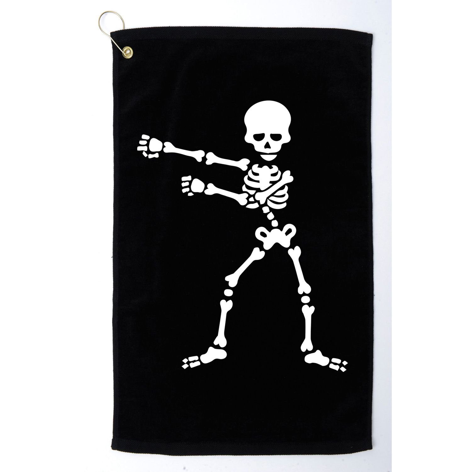 Flossing Skeleton  Golf Towel