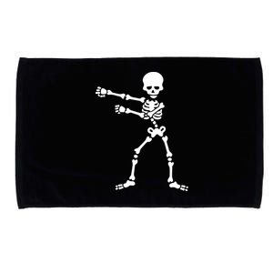 Flossing Skeleton  Microfiber Hand Towel