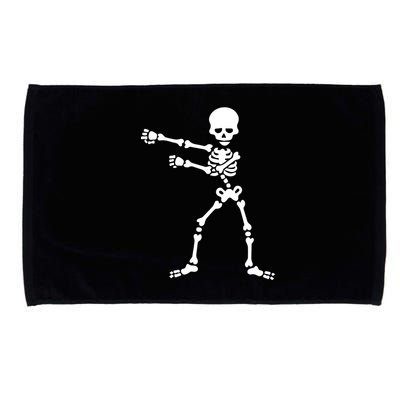 Flossing Skeleton  Microfiber Hand Towel