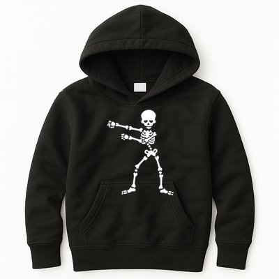 Flossing Skeleton  Kids Hoodie