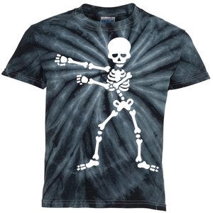 Flossing Skeleton  Kids Tie-Dye T-Shirt