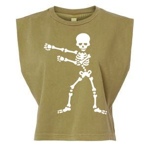 Flossing Skeleton  Garment-Dyed Women's Muscle Tee