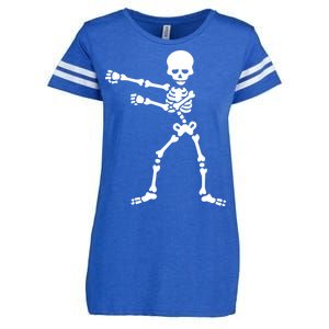 Flossing Skeleton  Enza Ladies Jersey Football T-Shirt