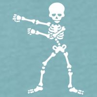 Flossing Skeleton  Sueded Cloud Jersey T-Shirt