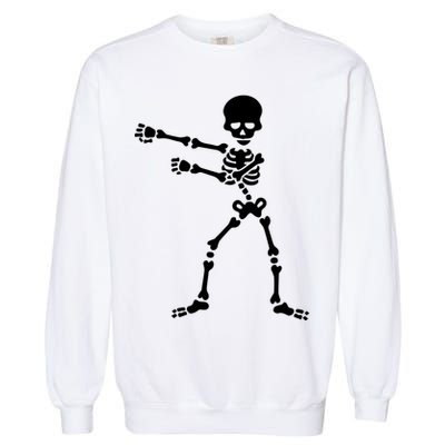 Flossing Skeleton  Garment-Dyed Sweatshirt