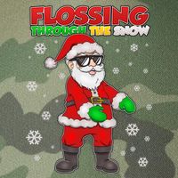 Flossing Through The Snow Santa Legacy Tie Dye Trucker Hat