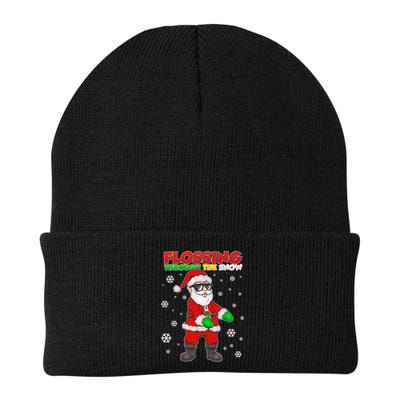 Flossing Through The Snow Santa Beanie