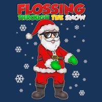 Flossing Through The Snow Santa Infant Baby Jersey Bodysuit