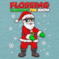 Flossing Through The Snow Santa Sueded Cloud Jersey T-Shirt