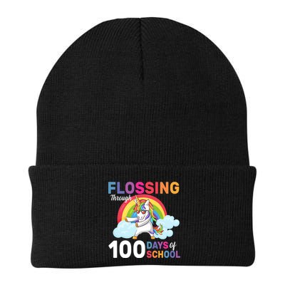 Flossing Unicorn Through 100 days Of School Beanie