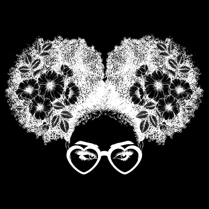 Flower Afro Puffs Cooling Performance Crew T-Shirt