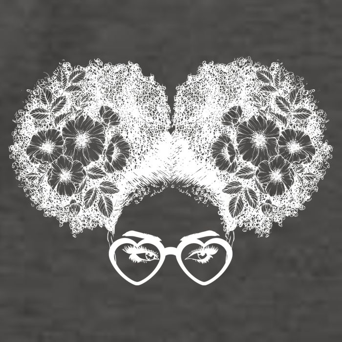Flower Afro Puffs Vector Backpack