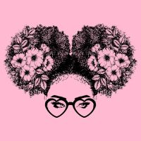 Flower Afro Puffs Long Sleeve Shirt