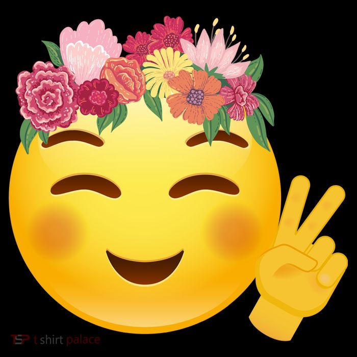 Flower Crown Emoji Apron