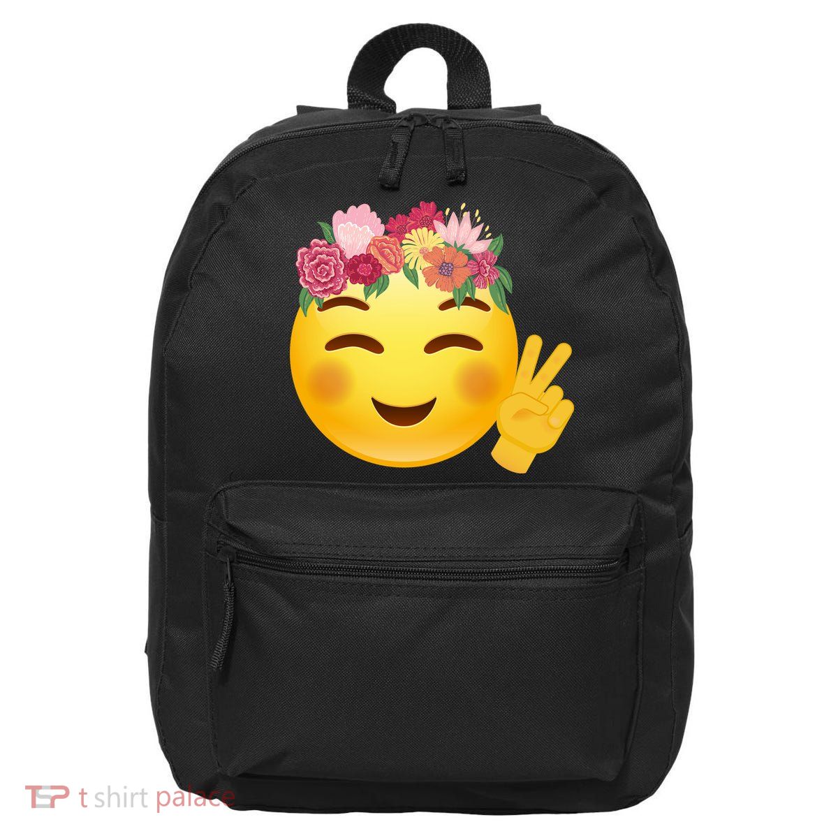 Flower Crown Emoji 16 in Basic Backpack