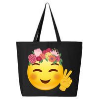 Flower Crown Emoji 25L Jumbo Tote