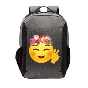 Flower Crown Emoji Vector Backpack