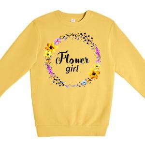 Flower Girl Premium Crewneck Sweatshirt