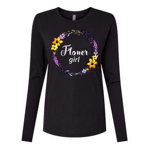 Flower Girl Womens Cotton Relaxed Long Sleeve T-Shirt