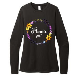 Flower Girl Womens CVC Long Sleeve Shirt