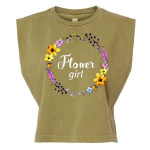 Flower Girl Garment-Dyed Women's Muscle Tee