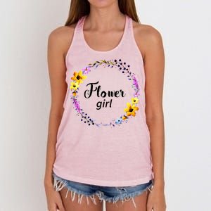 Flower Girl Women's Knotted Racerback Tank