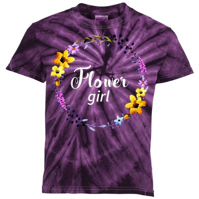 Flower Girl Kids Tie-Dye T-Shirt