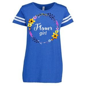 Flower Girl Enza Ladies Jersey Football T-Shirt