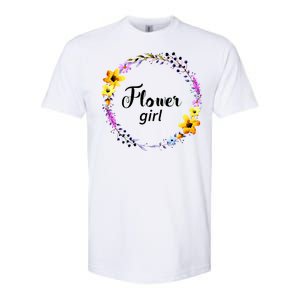 Flower Girl Softstyle CVC T-Shirt