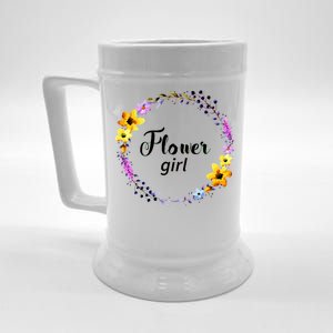 Flower Girl Beer Stein