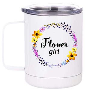 Flower Girl 12 oz Stainless Steel Tumbler Cup